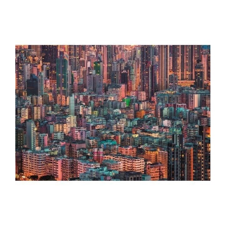 CLEMENTONI - Compact 1500 pieces - Hong-Kong, The Hive CLEMENTONI - Compact 1500 pieces - Hong-Kong, The Hive