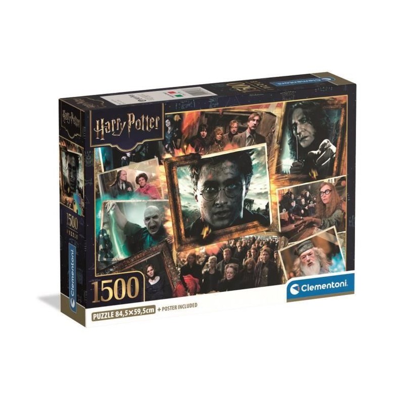 CLEMENTONI - Compact 1500 pieces - Harry Potter CLEMENTONI - Compact 1500 pieces - Harry Potter
