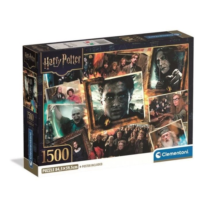 CLEMENTONI - Compact 1500 pieces - Harry Potter CLEMENTONI - Compact 1500 pieces - Harry Potter