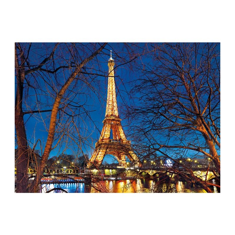 Puzzle 2000 pieces : Tour Eiffel illuminée Puzzle 2000 pieces : Tour Eiffel illuminée