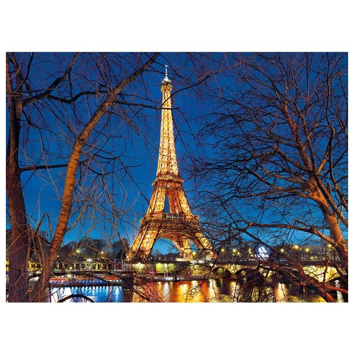 Puzzle 2000 pieces : Tour Eiffel illuminée Puzzle 2000 pieces : Tour Eiffel illuminée
