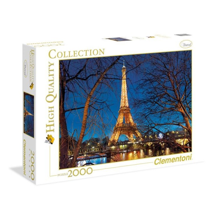 Puzzle 2000 pieces : Tour Eiffel illuminée Puzzle 2000 pieces : Tour Eiffel illuminée