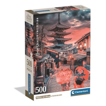 CLEMENTONI - Compact 500 pieces - Evening in Kyoto