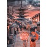 CLEMENTONI - Compact 500 pieces - Evening in Kyoto
