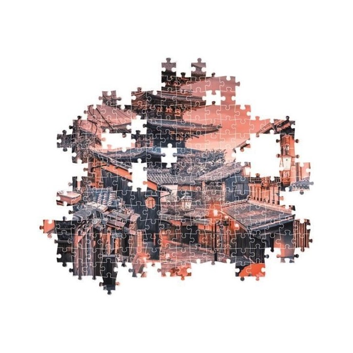 CLEMENTONI - Compact 500 pieces - Evening in Kyoto CLEMENTONI - Compact 500 pieces - Evening in Kyoto
