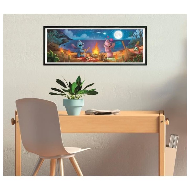 Puzzle 1000 pieces Stitch, Panorama Compact, CLEMENTONI, Dimensions du puzzle 98 x 33 cm Puzzle 1000 pieces Stitch, Panorama Compact, CLEMENTONI, Dimensions du puzzle 98 x 33 cm