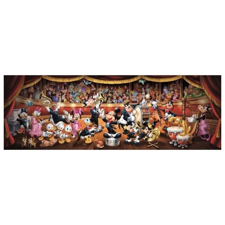 CLEMENTONI - Compact 1000 pieces Panorama - Disney Orchestra CLEMENTONI - Compact 1000 pieces Panorama - Disney Orchestra