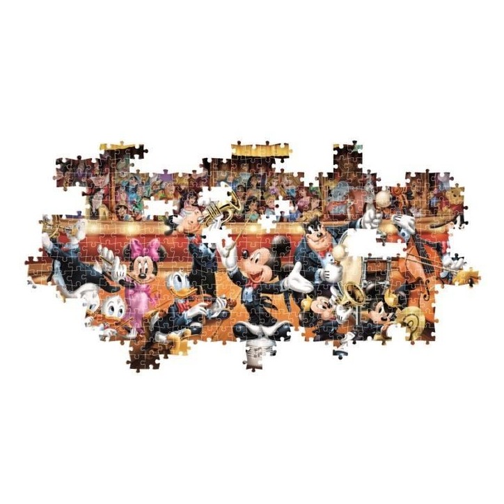 CLEMENTONI - Compact 1000 pieces Panorama - Disney Orchestra CLEMENTONI - Compact 1000 pieces Panorama - Disney Orchestra