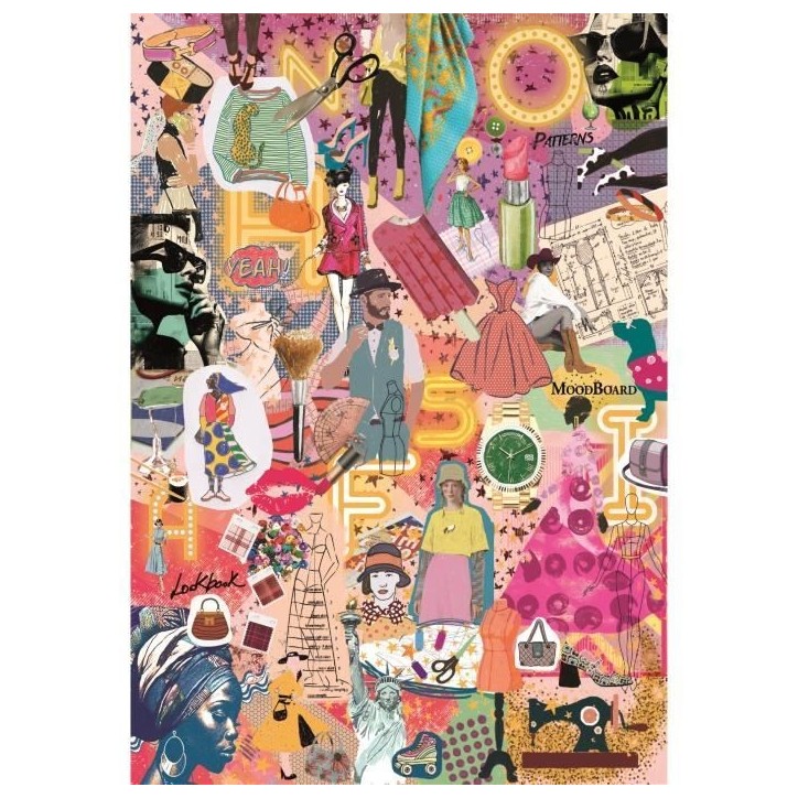 CLEMENTONI - Compact 1000 pieces - More is more - Fashion & Design CLEMENTONI - Compact 1000 pieces - More is more - Fashion & Design