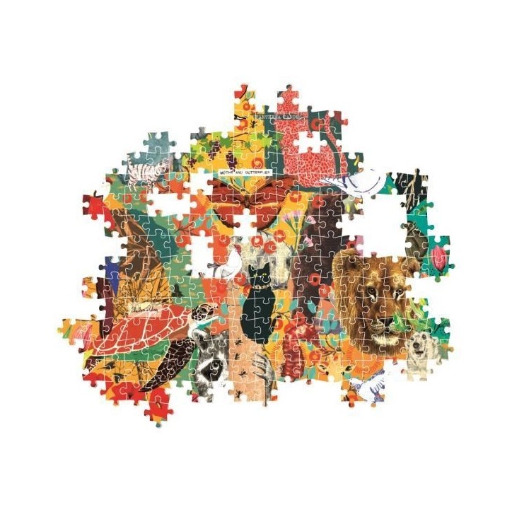 CLEMENTONI - Compact 1000 pieces - More is more - Animals & Botanics CLEMENTONI - Compact 1000 pieces - More is more - Animals & Botanics