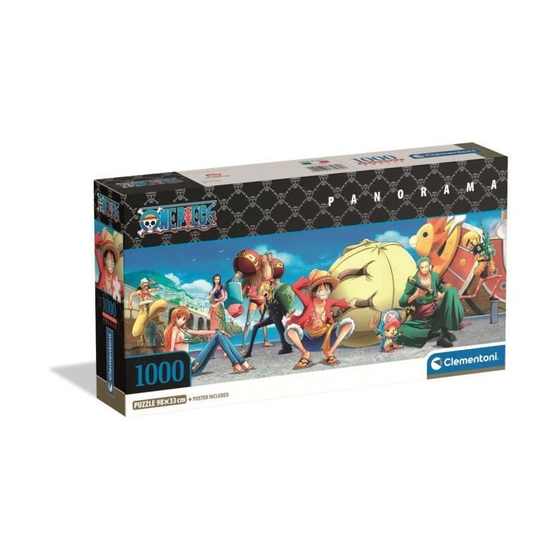 CLEMENTONI - Compact 1000 pieces Panorama - One Piece CLEMENTONI - Compact 1000 pieces Panorama - One Piece
