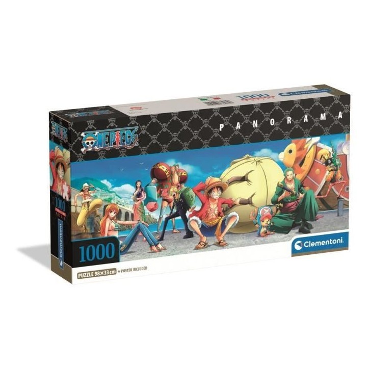 CLEMENTONI - Compact 1000 pieces Panorama - One Piece CLEMENTONI - Compact 1000 pieces Panorama - One Piece