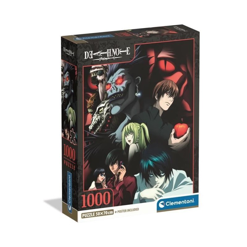 CLEMENTONI - Compact 1000 pieces - Death Note CLEMENTONI - Compact 1000 pieces - Death Note