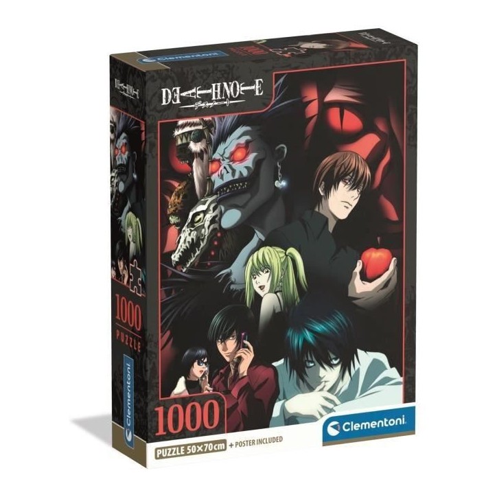 CLEMENTONI - Compact 1000 pieces - Death Note CLEMENTONI - Compact 1000 pieces - Death Note