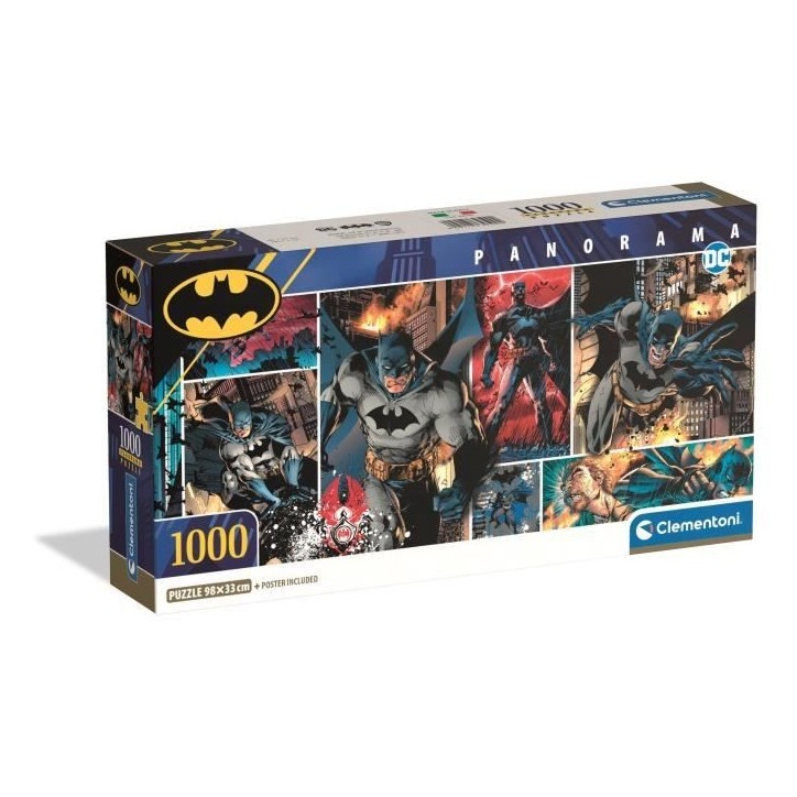 CLEMENTONI - Compact 1000 pieces Panorama - Batman CLEMENTONI - Compact 1000 pieces Panorama - Batman