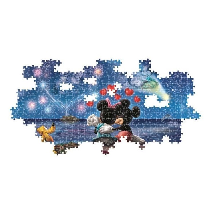 CLEMENTONI - Compact 1000 pieces Panorama - Mickey & Minnie CLEMENTONI - Compact 1000 pieces Panorama - Mickey & Minnie