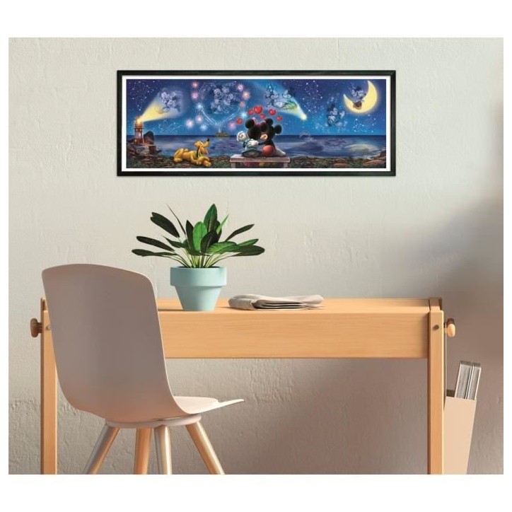 CLEMENTONI - Compact 1000 pieces Panorama - Mickey & Minnie CLEMENTONI - Compact 1000 pieces Panorama - Mickey & Minnie