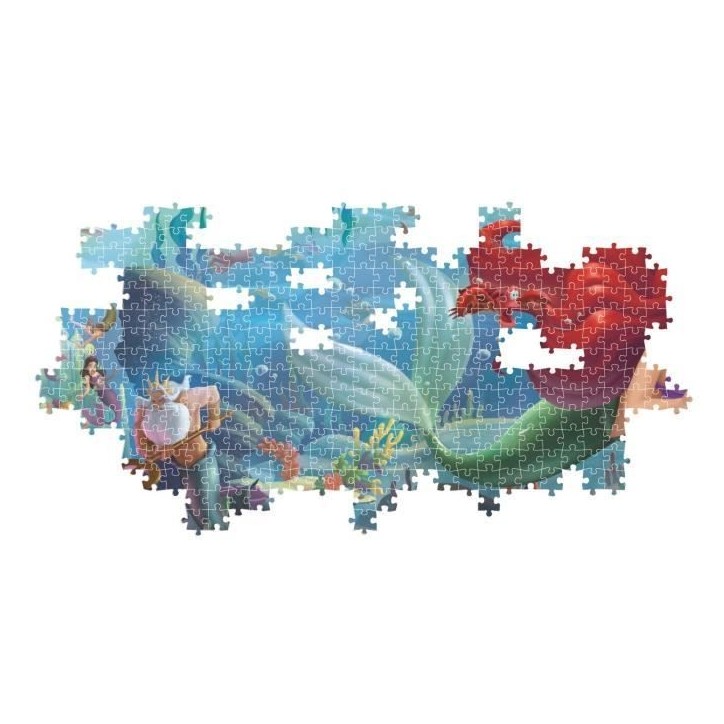 CLEMENTONI - Compact 1000 pieces Panorama - La Petite Sirene CLEMENTONI - Compact 1000 pieces Panorama - La Petite Sirene