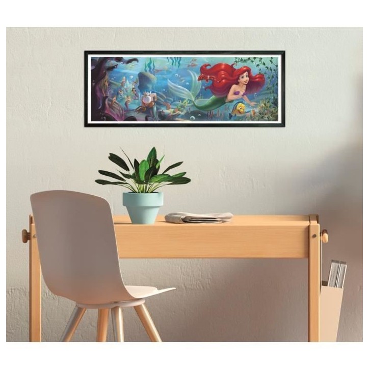 CLEMENTONI - Compact 1000 pieces Panorama - La Petite Sirene CLEMENTONI - Compact 1000 pieces Panorama - La Petite Sirene