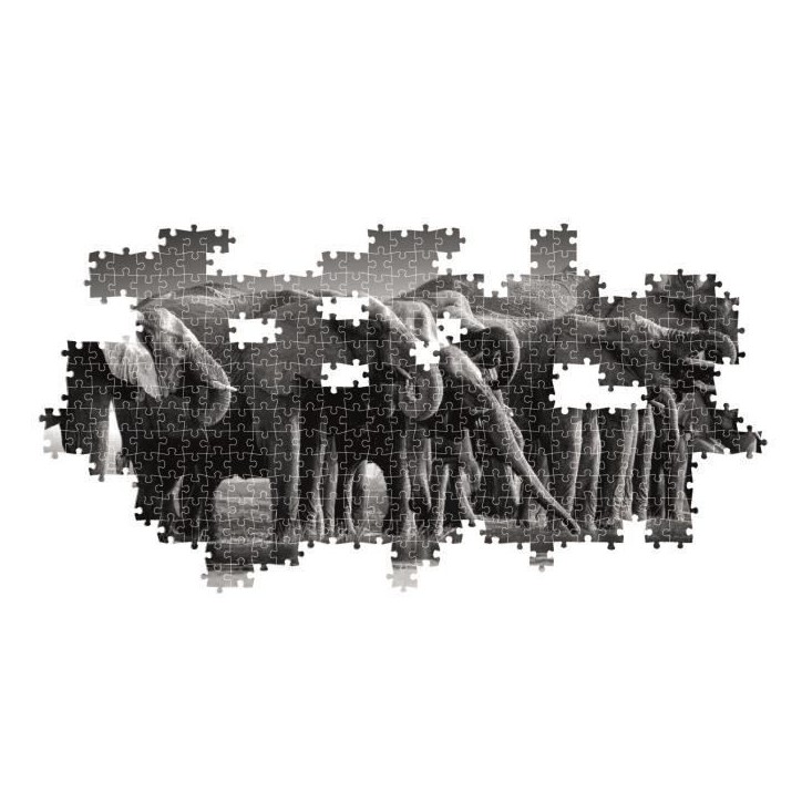 CLEMENTONI - Compact 1000 pieces Panorama - Herd of Giants CLEMENTONI - Compact 1000 pieces Panorama - Herd of Giants