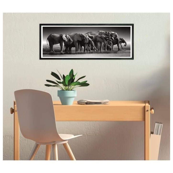 CLEMENTONI - Compact 1000 pieces Panorama - Herd of Giants CLEMENTONI - Compact 1000 pieces Panorama - Herd of Giants