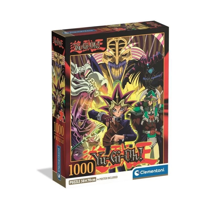CLEMENTONI - Compact 1000 pieces - Yu-Gi-Oh! CLEMENTONI - Compact 1000 pieces - Yu-Gi-Oh!