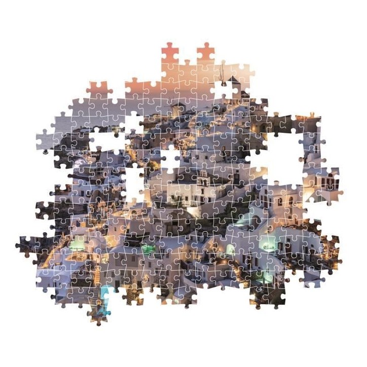 CLEMENTONI - Compact 1000 pieces - Shades of Santorini CLEMENTONI - Compact 1000 pieces - Shades of Santorini