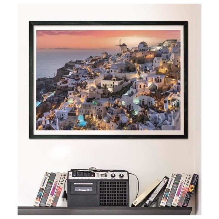 CLEMENTONI - Compact 1000 pieces - Shades of Santorini CLEMENTONI - Compact 1000 pieces - Shades of Santorini