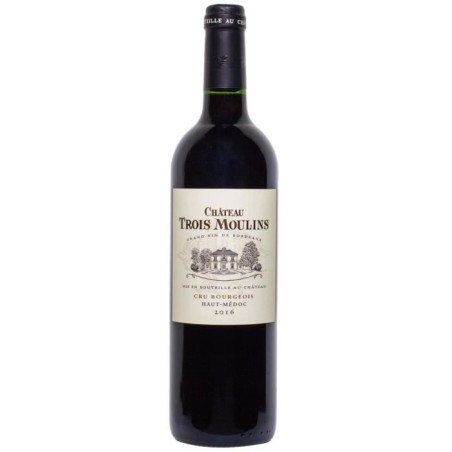 Château Trois Moulins 2016 Haut-Médoc Cru Bourgeois - Vin rouge de B
