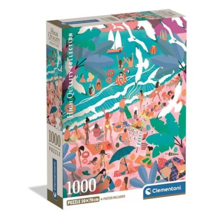 CLEMENTONI - Compact 1000 pieces - Sunday at the Beach