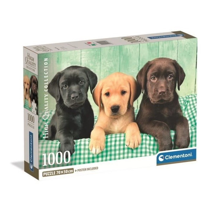 CLEMENTONI - Compact 1000 pieces - Three Labs CLEMENTONI - Compact 1000 pieces - Three Labs