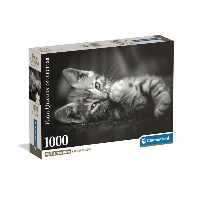 CLEMENTONI - Compact 1000 pieces - Kitty CLEMENTONI - Compact 1000 pieces - Kitty