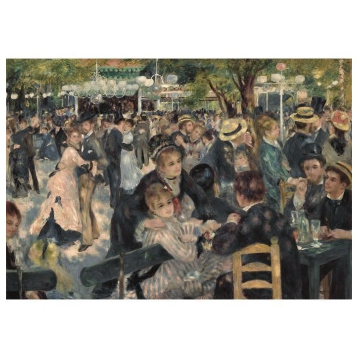 CLEMENTONI - Compact 1000 pieces - Renoir : Bal du Moulin CLEMENTONI - Compact 1000 pieces - Renoir : Bal du Moulin