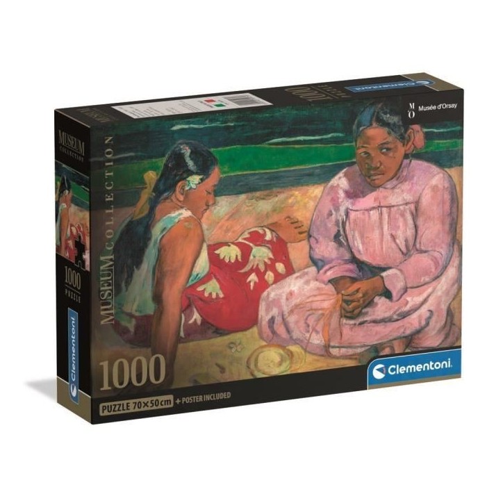 CLEMENTONI - Compact 1000 pieces - Gauguin : Femmes de Tahiti CLEMENTONI - Compact 1000 pieces - Gauguin : Femmes de Tahiti