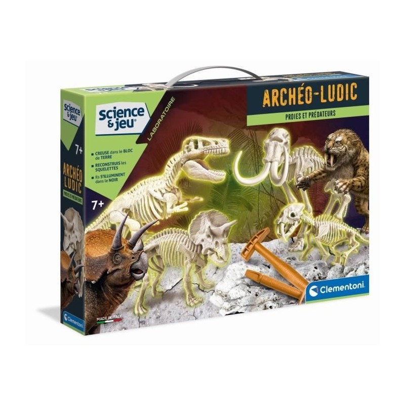 Clementoni - Science & Jeu - Archéo Ludic - Proies et Prédateurs Clementoni - Science & Jeu - Archéo Ludic - Proies et Prédateurs