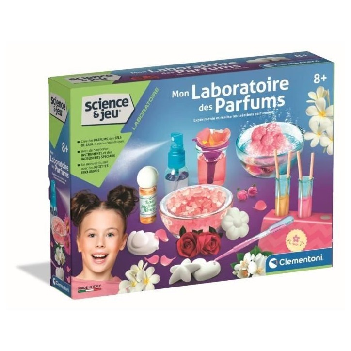 Kit création de parfums - CLEMENTONI - Mon laboratoire des parfums - Pour enfants a partir de 8 ans Kit création de parfums - CLEMENTONI - Mon laboratoire des parfums - Pour enfants a partir de 8 ans