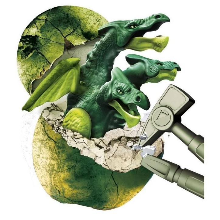 Clementoni - Sciences et Jeu - oeuf légendaire - Dragon a Trois Tetes