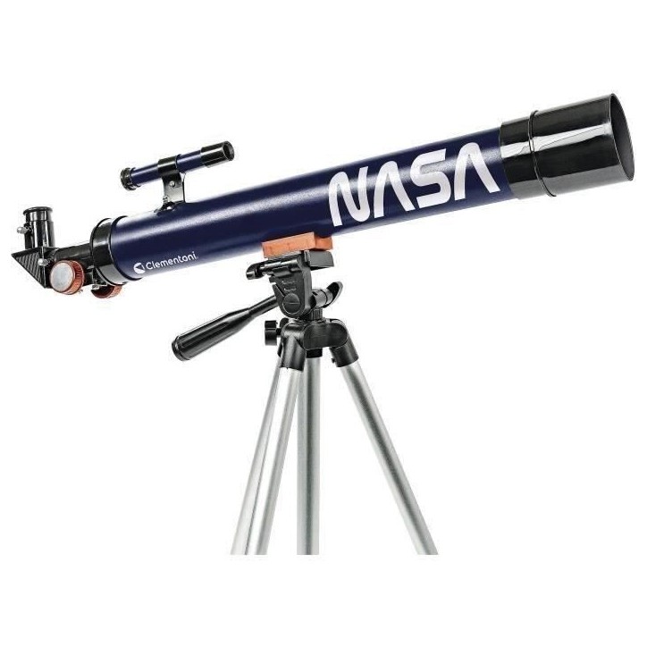 Clementoni - Science et jeau - Télescope NASA objetcif 50mm - Trépied extensible jusqu'a 127 cm