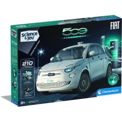 Clementoni - Coffret de construction Fiat 500 électrique - Applicatio