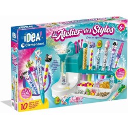 Clementoni - Atelier des Stylos - Crée et personnalise 10 stylos - Fa