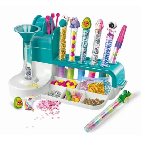 Clementoni - Atelier des Stylos - Crée et personnalise 10 stylos - Fabriqué en Italie