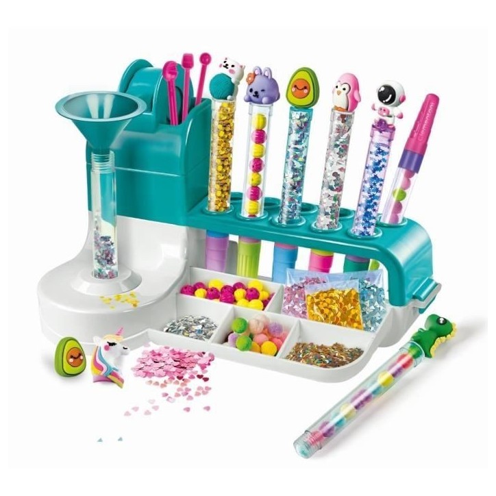 Clementoni - Atelier des Stylos - Crée et personnalise 10 stylos - Fabriqué en Italie Clementoni - Atelier des Stylos - Crée et personnalise 10 stylos - Fabriqué en Italie