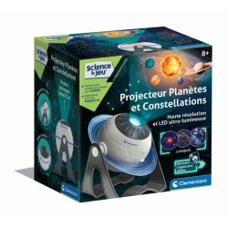 CLEMENTONI - Projecteur Planetes et Constellations - 3 modes de jeux -