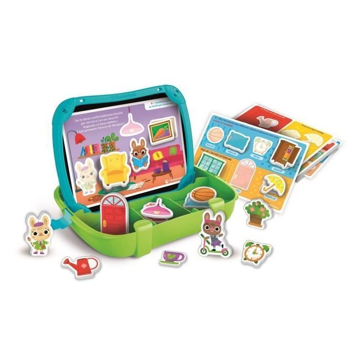 CLEMENTONI - Mallette magnétique - Mots et objets - Apprentissage - Des 2 ans