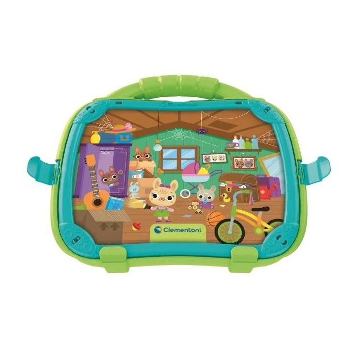 CLEMENTONI - Mallette magnétique - Mots et objets - Apprentissage - Des 2 ans