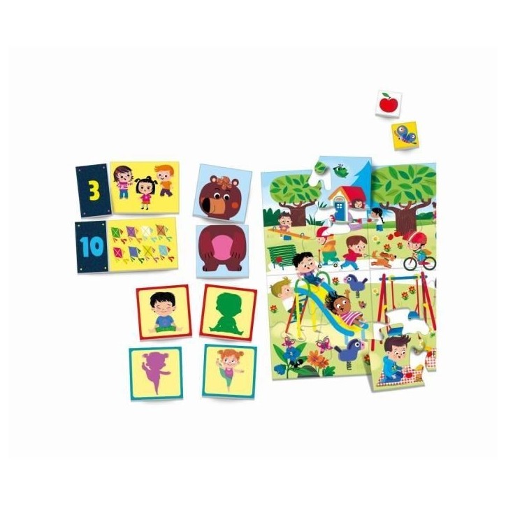 Clementoni - Coffret de 8 jeux en 1 - Jeux éducatifs formes, couleurs, nombres, quantités - Dés 3 ans Clementoni - Coffret de 8 jeux en 1 - Jeux éducatifs formes, couleurs, nombres, quantités - Dés 3 ans