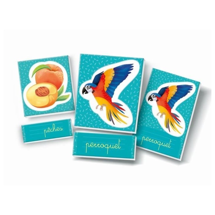 Montessori - Clementoni - Les mots en images - Jeu éducatif développement du lexique - Dés 3 ans Montessori - Clementoni - Les mots en images - Jeu éducatif développement du lexique - Dés 3 ans