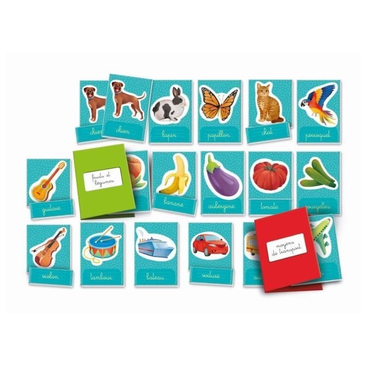 Montessori - Clementoni - Les mots en images - Jeu éducatif développement du lexique - Dés 3 ans Montessori - Clementoni - Les mots en images - Jeu éducatif développement du lexique - Dés 3 ans