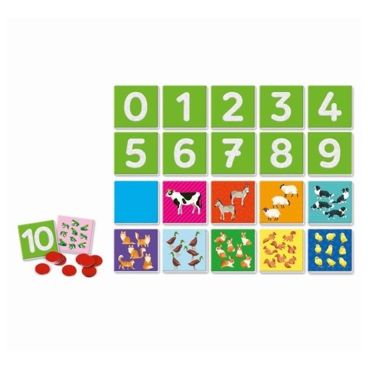 Montessori - Clementoni - Les chiffres tactiles - Jeu éducatif apprentissage des chiffres - 10 cartes chiffres rugueux - Dés 3 Montessori - Clementoni - Les chiffres tactiles - Jeu éducatif apprentissage des chiffres - 10 cartes chiffres rugueux - Dés 3