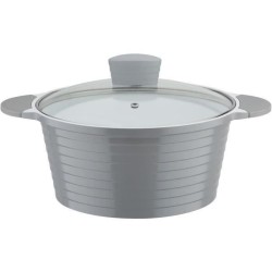 Faitout fonte d'aluminium - GSW - BOLERO - 28 cm - Induction - Gris /